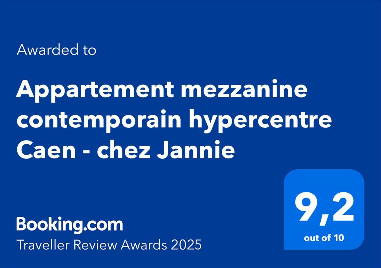 Appartement Mezzanine Contemporain Hypercentre Caen - Chez Jannie Exterior foto